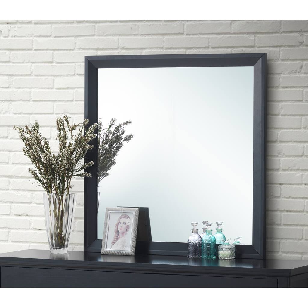 GDF Studio - Primo Modern Particle Board Mirror with Low Distortion Glass