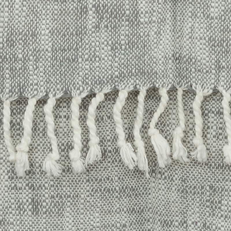 Rizzy Home Color Block with Stripes Woven Throw