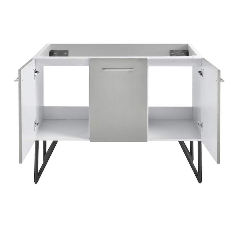 Annecy 48 Brushed Grey Bathroom Vanity Cabinet Only (Sm-Bv234)