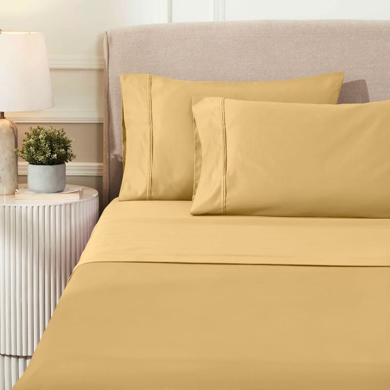Blue Nile Mills 1200 Thread Count Egyptian Cotton Deep Pocket Sheet Set