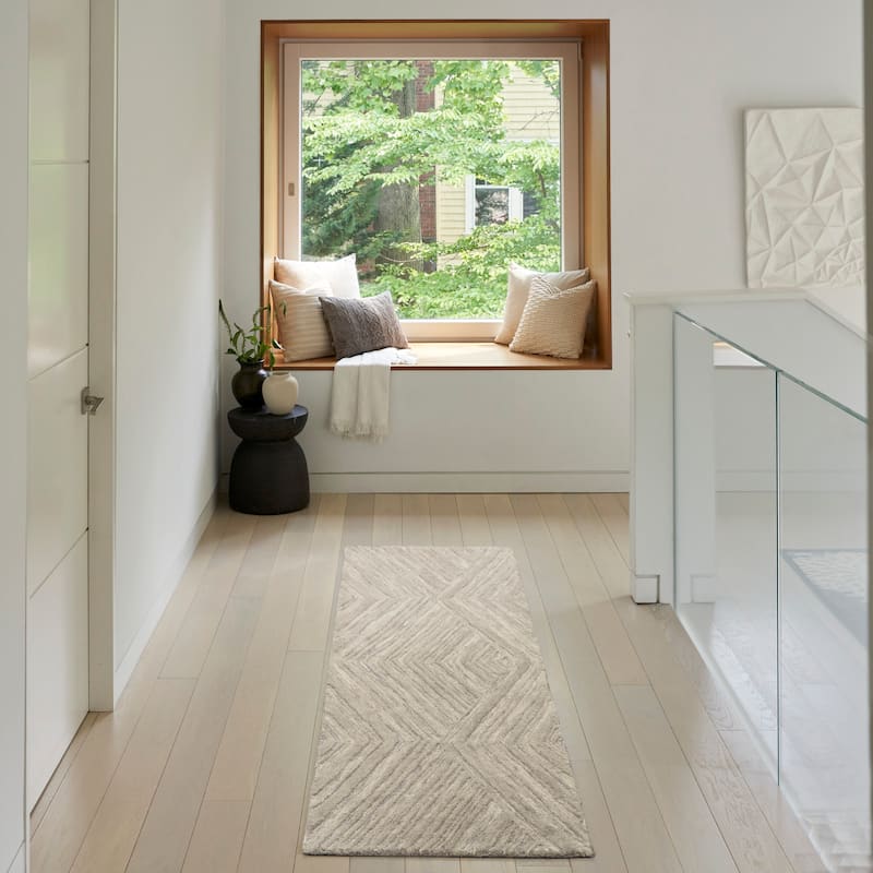 Nourison Graceful Indoor only Geometric Wool Area Rug