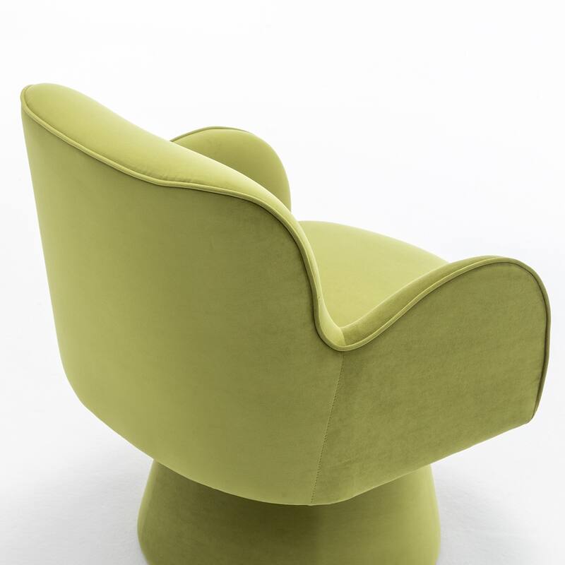 SEYNAR Modern Glam Velvet 360 Degree Swivel Armchair Set of 2