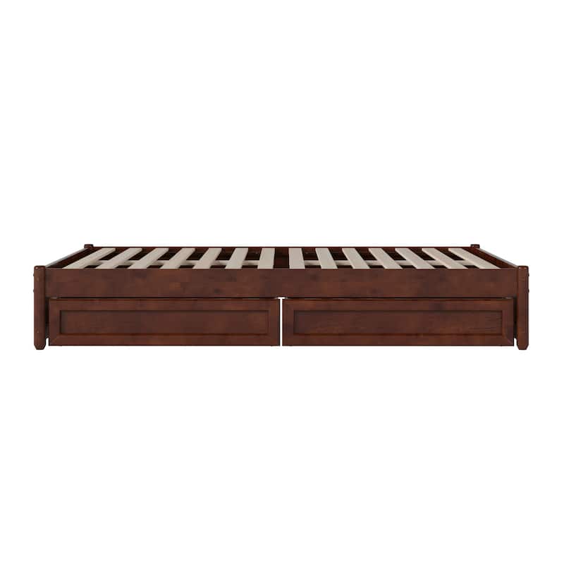 Barcelona Panel Platform Bed with Storage Drawers
