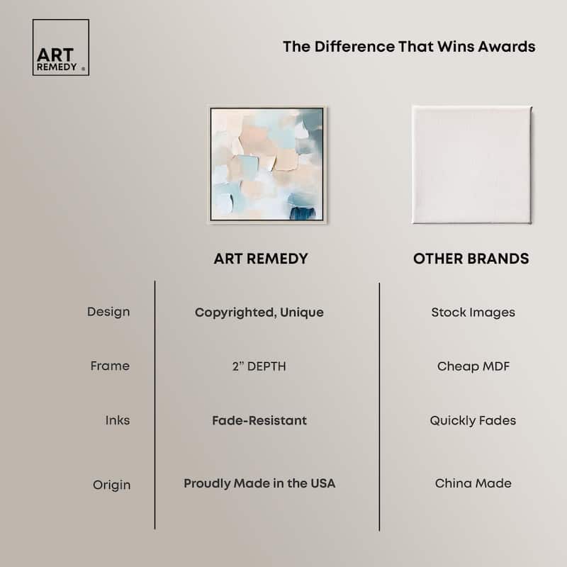 Celadon Haze I Canvas by Art Remedy