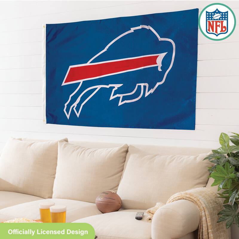 Buffalo Bills Single Sided Flag w/ 2 Grommets, 3'x5'