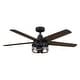 preview thumbnail 14 of 13, 52" Rustic Reversible 5-Blade Indoor Ceiling Fan with Light and Remote