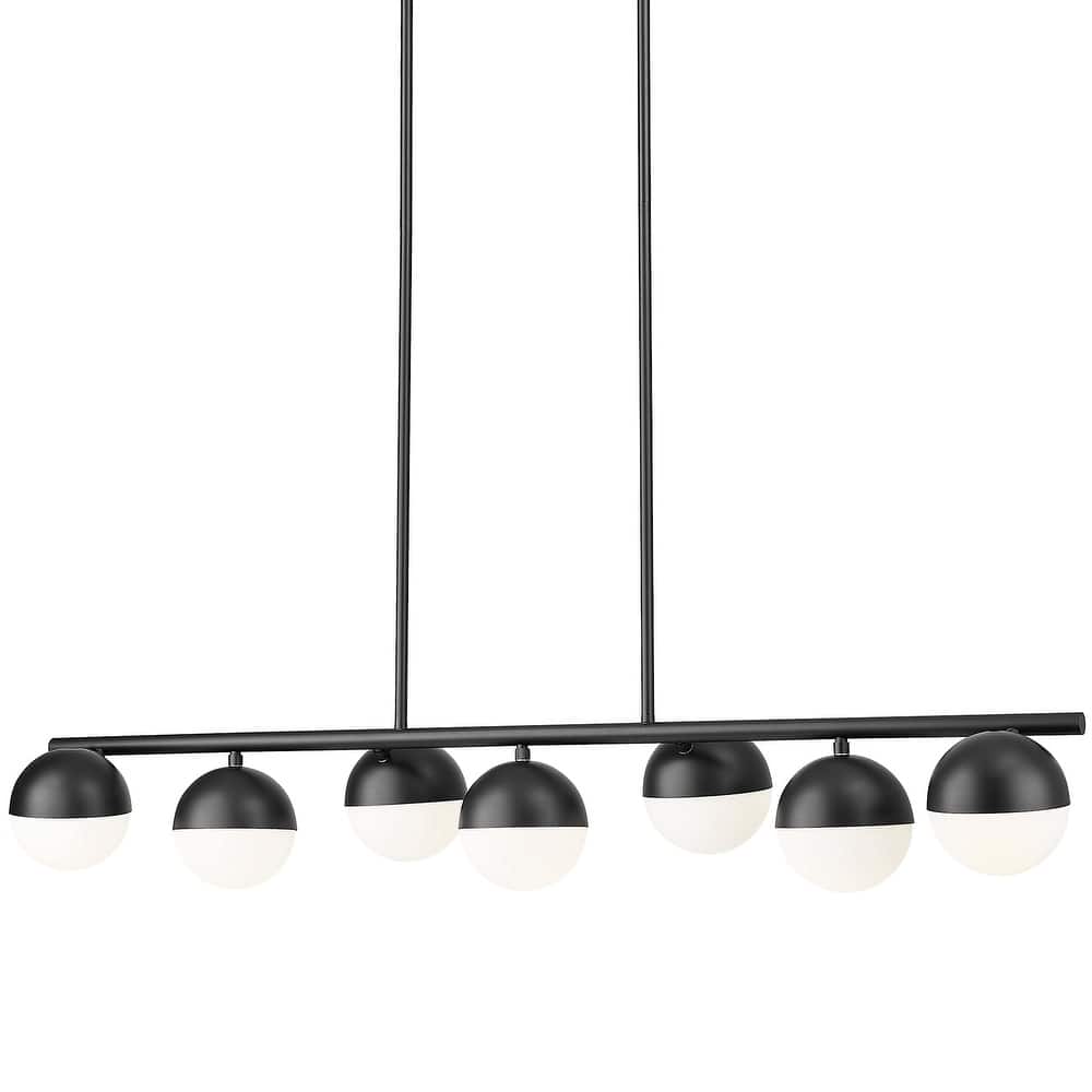 Z-Lite 7517-7L Realm Sphere 7 Light 54" Wide Linear Chandelier