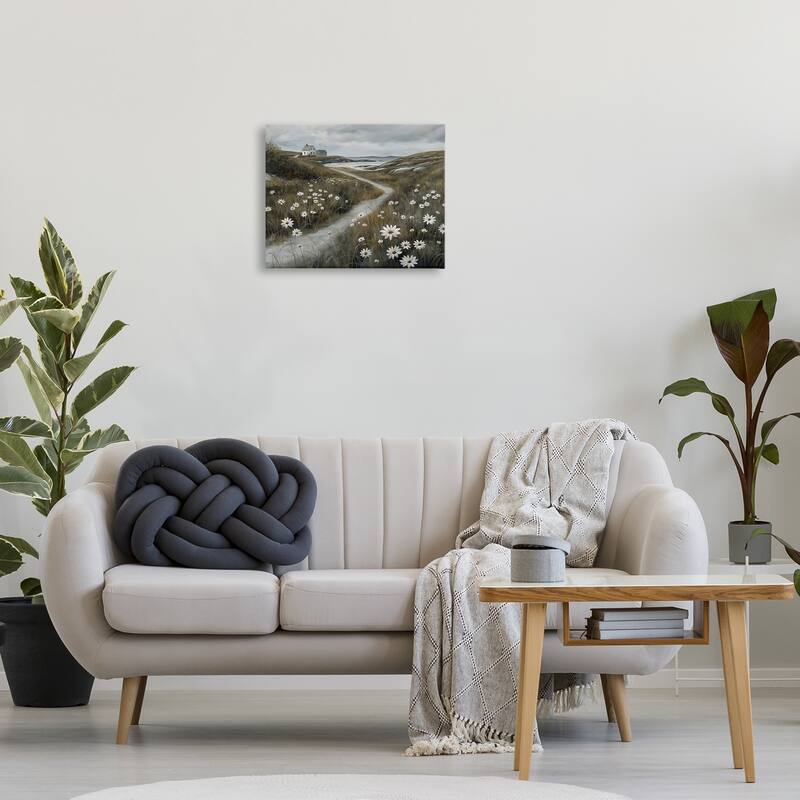 Stupell Serene Coastal Cottage Path Canvas Wall Art Design By Imagine It Images