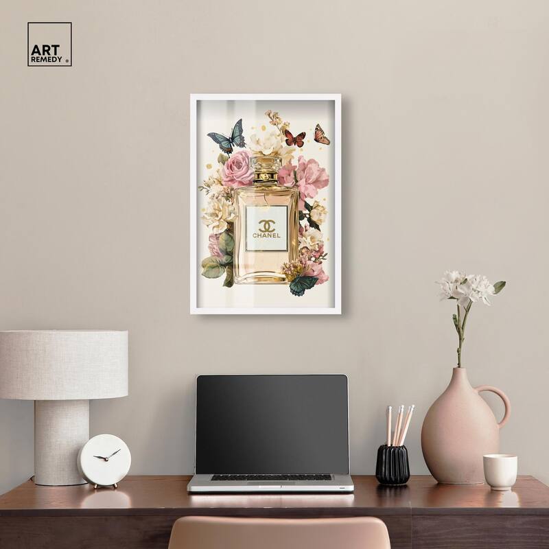 Glam Bloom Butterfly Perfume Shadowbox by Art Remedy