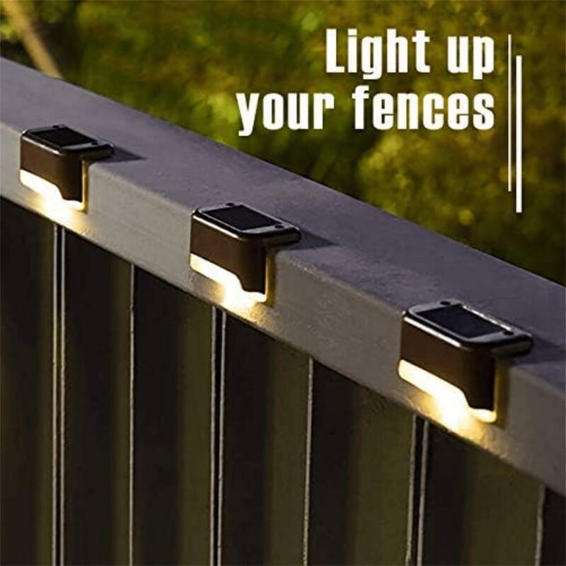 White light-32PCS Led Solar Deck Light