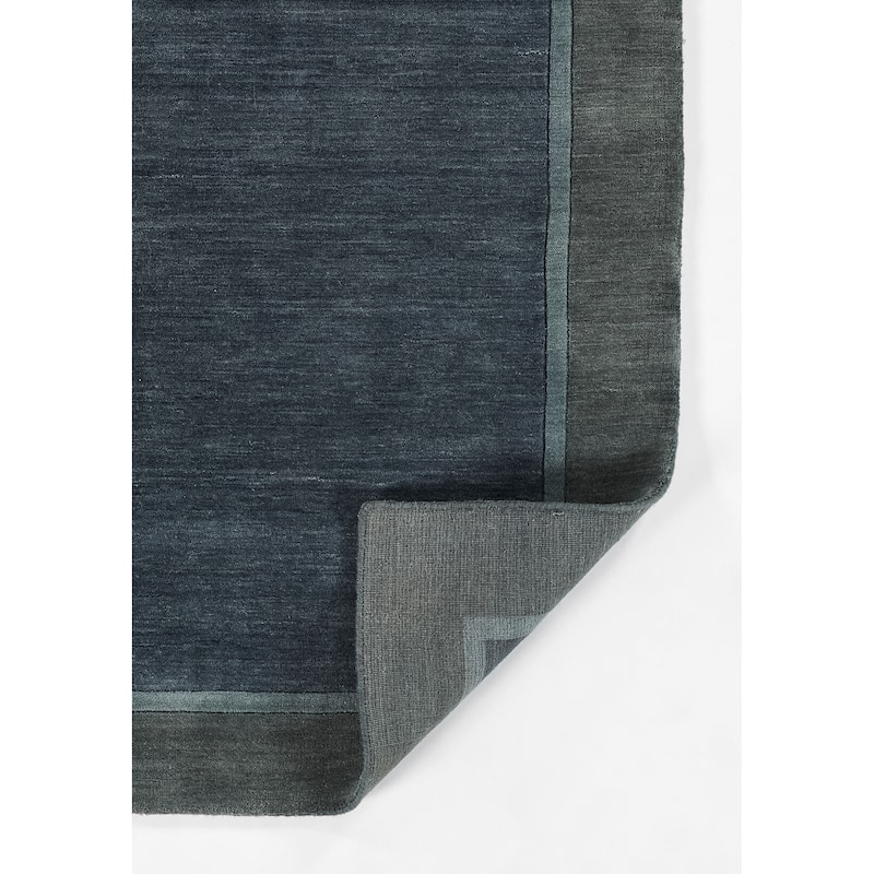 Momeni Beckton Hand Made Wool Blue Area Rug