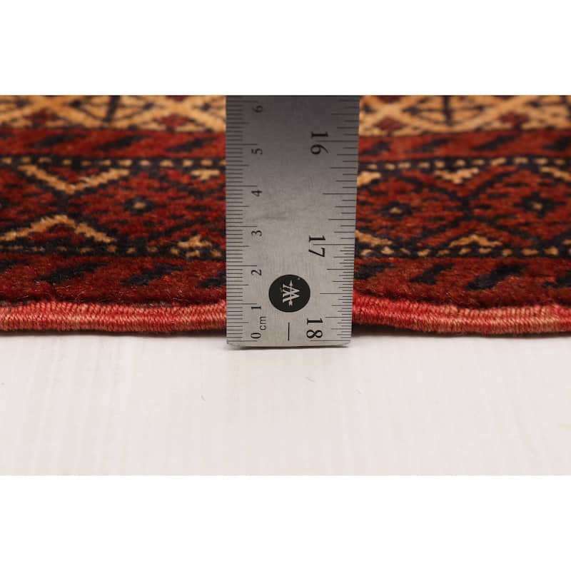 Teimani Red Rug 3'11" x 6'3" - 3'11 x 6'3