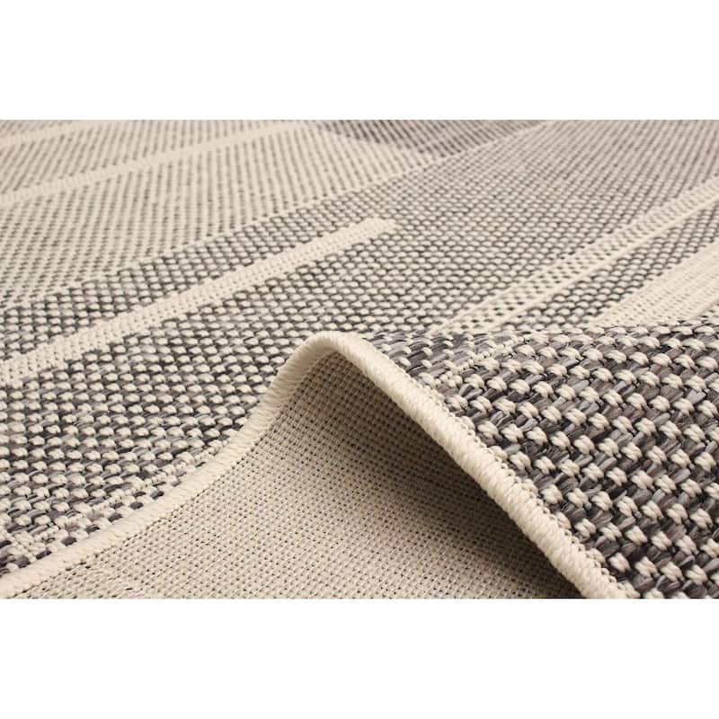 ECARPETGALLERY Machine Woven Atlas Taupe Area Rug
