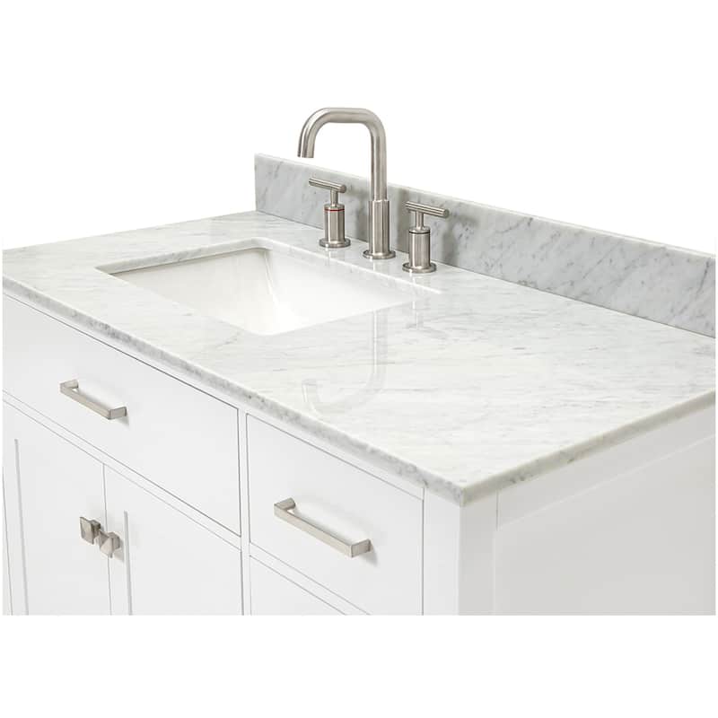 Ariel H043SLCW2RVO Bristol 43" Free Standing Single Rectangular Basin