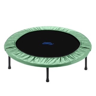 Upper Bounce 36" Rebounder Exercise Fitness Trampoline with Durable Jumping Mat, Portable & Foldable Workout Trampoline
