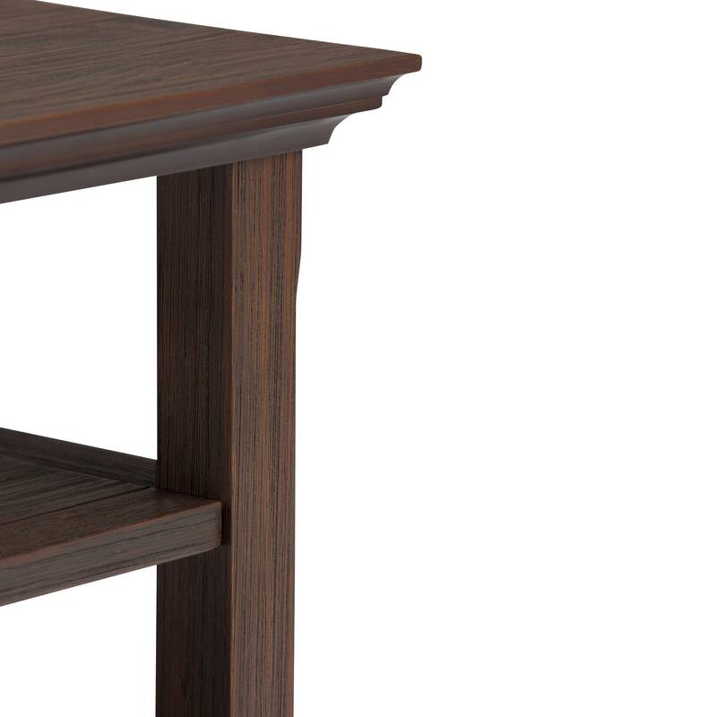 WYNDENHALL Normandy Solid Wood Square Transitional End Table - 19 inch Wide