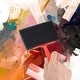 preview thumbnail 5 of 3, 4" Foam Paint Brushes Bevel Edge w Plastic Handle Sponge Brush 2Pcs - Black