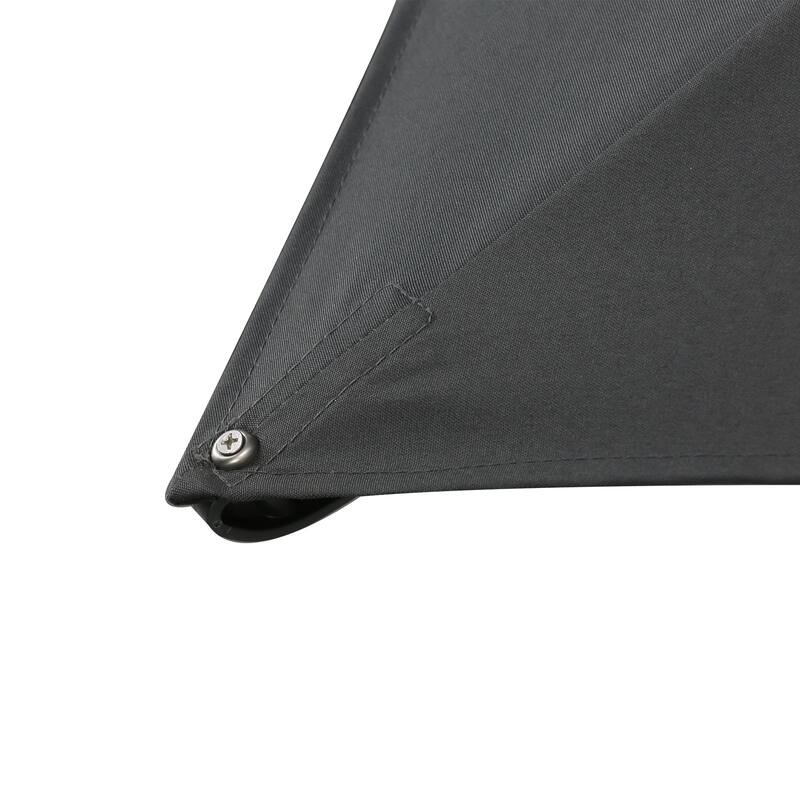 Outdoor Patio Umbrella, Hanging Cantilever Umbrella with Cross Base 360 Degree Rotation, for Deck Lawn Backyard and Pool