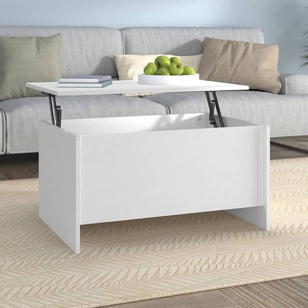 vidaXL Coffee Table Lift Top End Table Accent Side Sofa Table Engineered Wood - 31.5" x 21.9" x 16.3"
