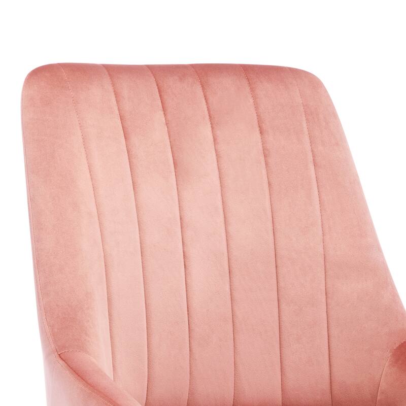 Contemporary Upholstered Velvet Dining Side Chairs - 23.5L×20.5W×35.5H