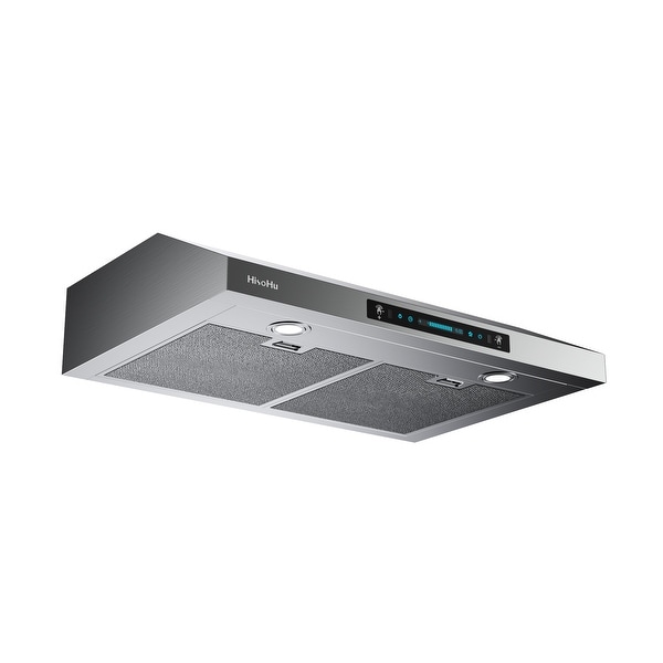 GCP Products GCP-US-576823 Range Hood Insert 30 Inch, Built-In/Insert Range  Hood With 600 Cfm, Ducted/Ductless Convertible Range Hood, Stainless Steel  V…