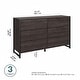 preview thumbnail 12 of 36, Atria 6 Drawer Dresser by Bush Furniture