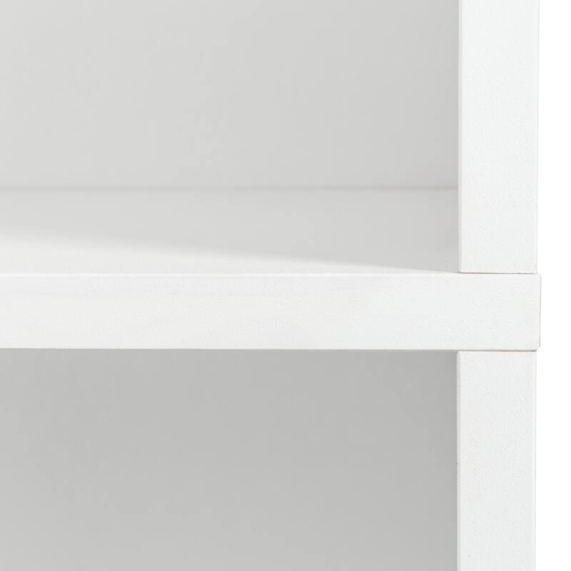 Freestanding Cabinet with Inadjustable Shelves & 2 Doors for Kitchen, Dining Room