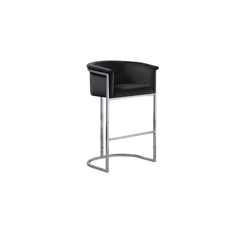 Best Quality Furniture Velvet Upholstered Barstool