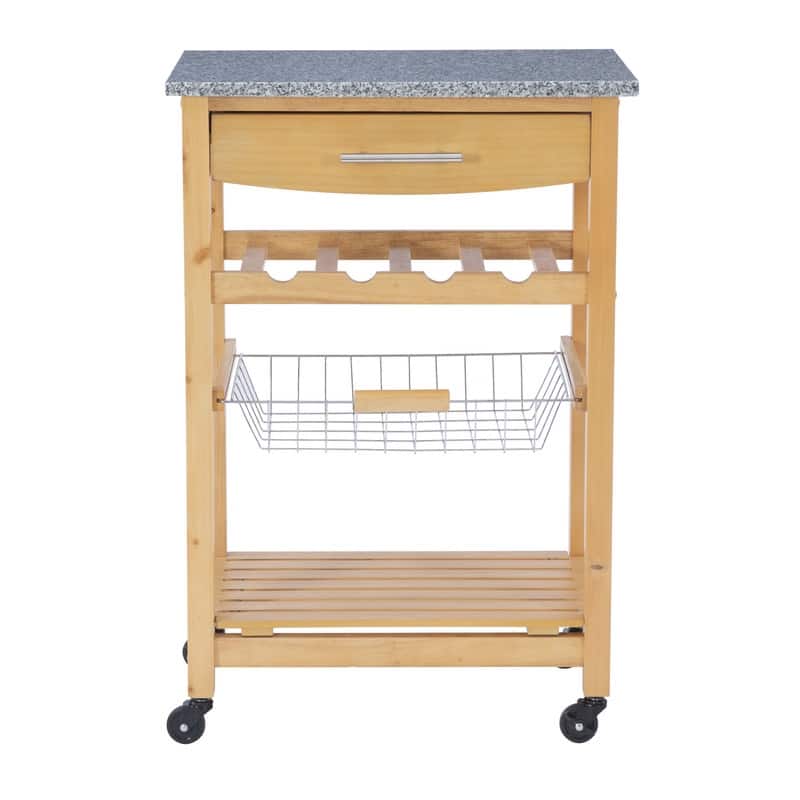 Jake Compact Mobile Rolling Kitchen Cart