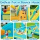 preview thumbnail 29 of 29, Inflatable Bounce House with Water Slide for Kids Includes Air Blower