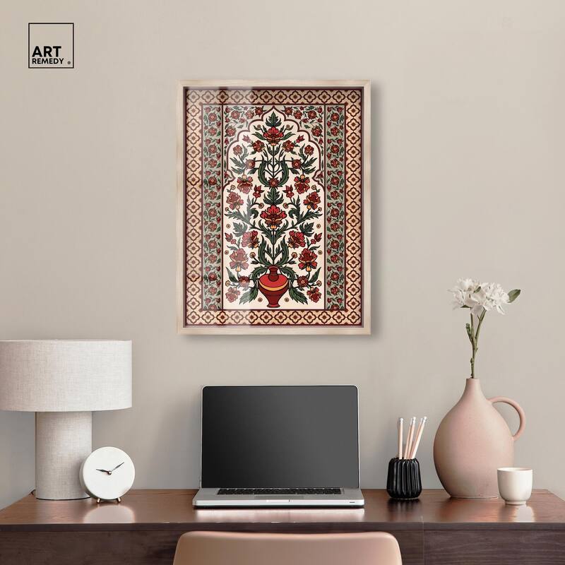 Royal Floral Mat Shadowbox by Art Remedy