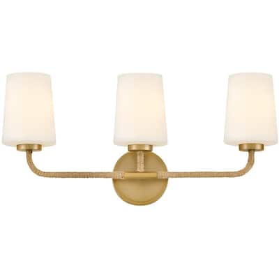 Lark 853453-NAT Kline 3 Light 24" Wide Vanity Light
