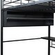 preview thumbnail 10 of 13, Full Metal Loft Bed with LED Desk & Storage