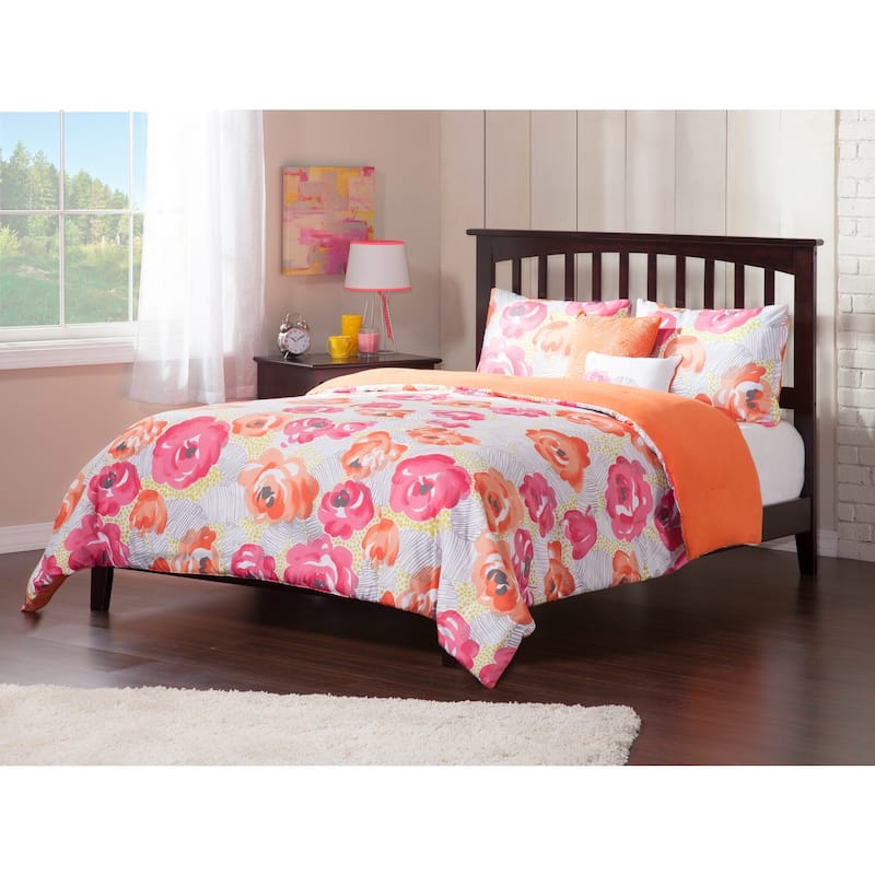 Platform Bed - Stylish Design Slats & Elegant Headboard - Modern Bedroom Furniture