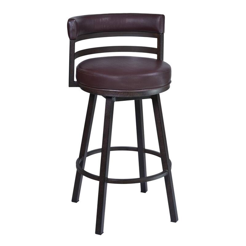 26 Inch Swivel Counter Stool Chair - 35 H x 21 W x 20 L