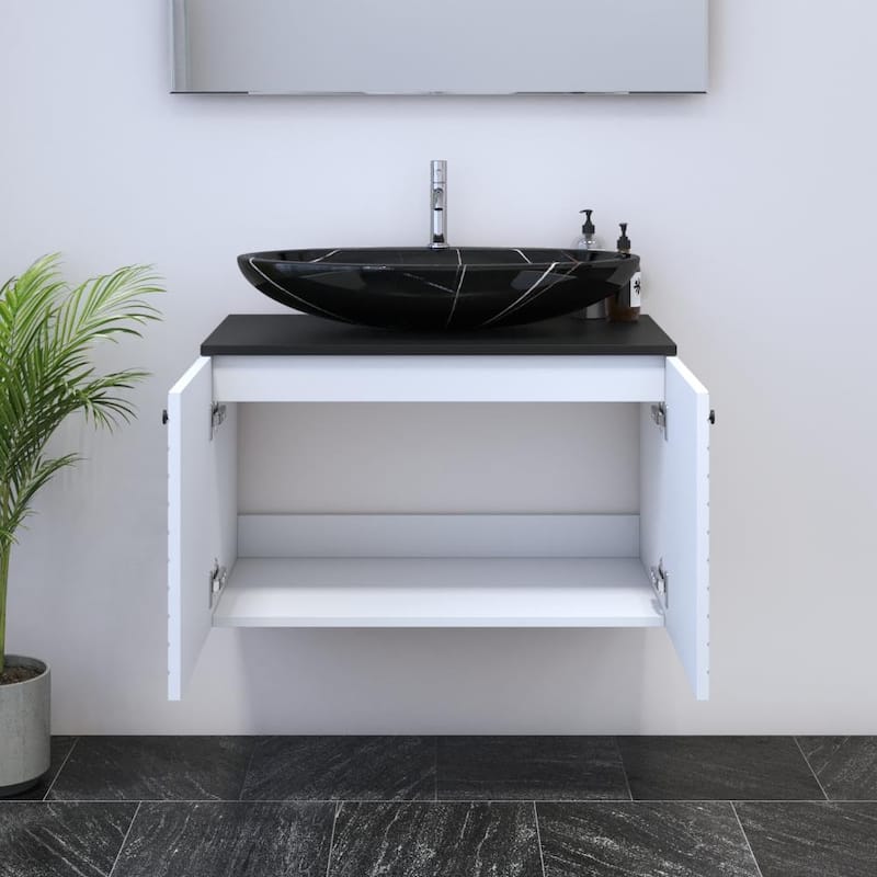 Avela 2D 80 Floating Bathroom Vanity (32" Width)