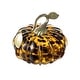 preview thumbnail 17 of 22, Glitzhome Gold Handle Amber Dots Glass Pumpkin for Fall Thanksgiving Decorating
