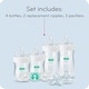 preview thumbnail 2 of 3, Nuk Simply Natural 9pc Bottle Gift Set w/ SafeTemp, Blue Stars