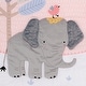 preview thumbnail 8 of 8, Lambs & Ivy Jazzy Jungle 3-Piece Safari Animals Pink Baby Crib Bedding Set