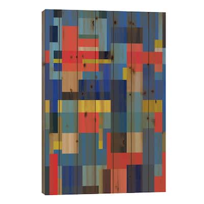 Viva Print On Wood by The Usual Designers - Multi-Color
