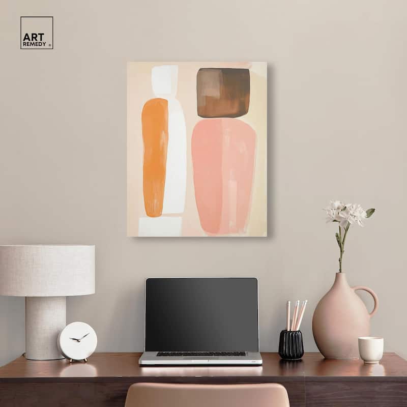 Tones of Restfulness I Canvas by Art Remedy, Gallery Wrapped