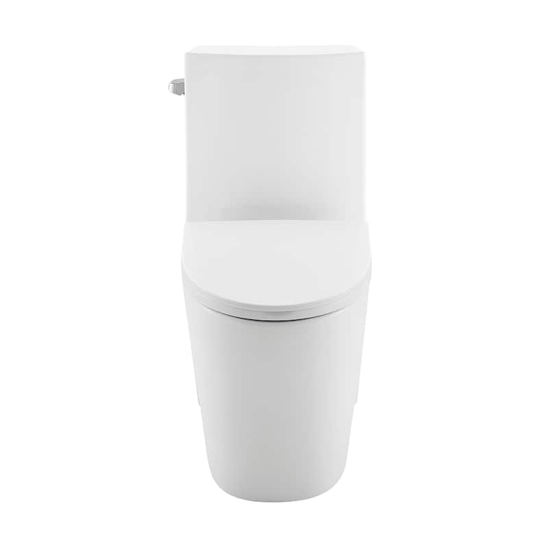 St. Tropez One-Piece Elongated Toilet Left Side Flush, 10" Rough-In 1.28 Gpf - 26.77" x 14.69" x 31.02"