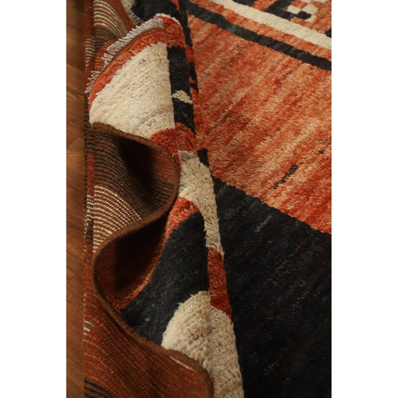 Moroccan Oriental Area Rug Handmade Bedroom Wool Carpet - 8'6" x 9'11"