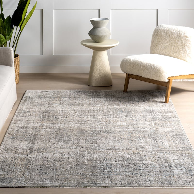 Nuloom Kiva Medallion Fringe Area Rug