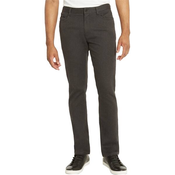 Shop Kenneth Cole Mens Brooklyn Slim Fit Casual Chino Pants Blue