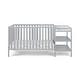 preview thumbnail 3 of 13, Modern 3-in-1 Solid Wood Convertible Crib and Changer Combo