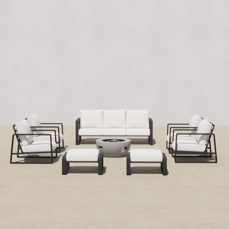 Melbourne 8-piece Fire Seating Set