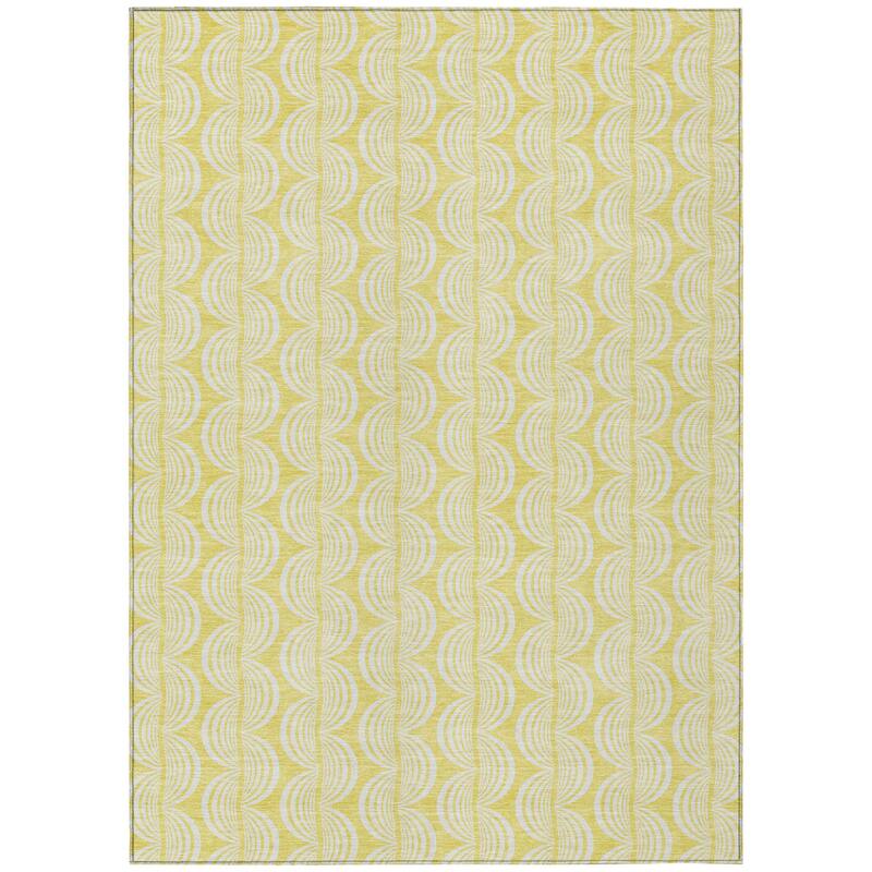 HomeRoots Ogee Transitional Rectangle Outdoor Rug