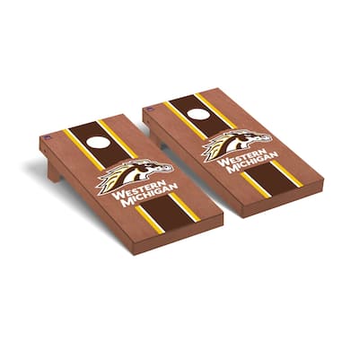 Western Michigan Broncos Rosewood Cornhole Board Set
