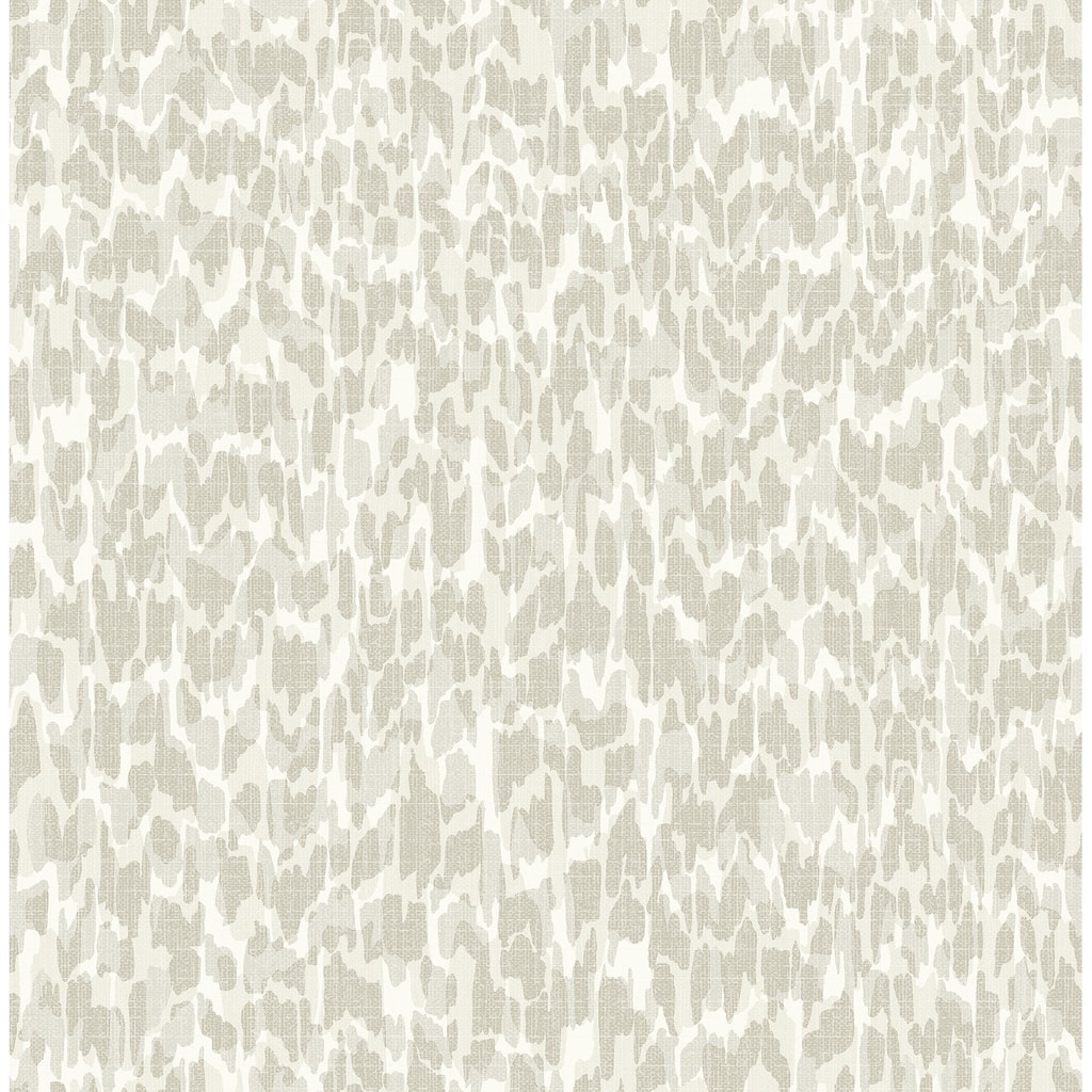 A-Street Prints Flavia Light Grey Animal Print Wallpaper
